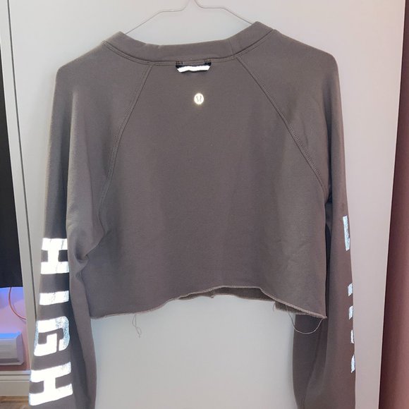 Lululemon Cropped Sweater | Deep Nude - Picture 2 of 8